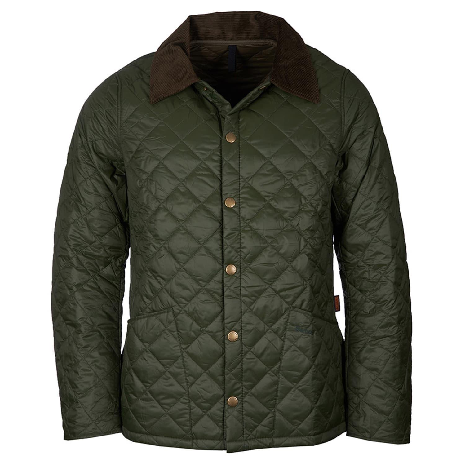 barbour quilted down jacket