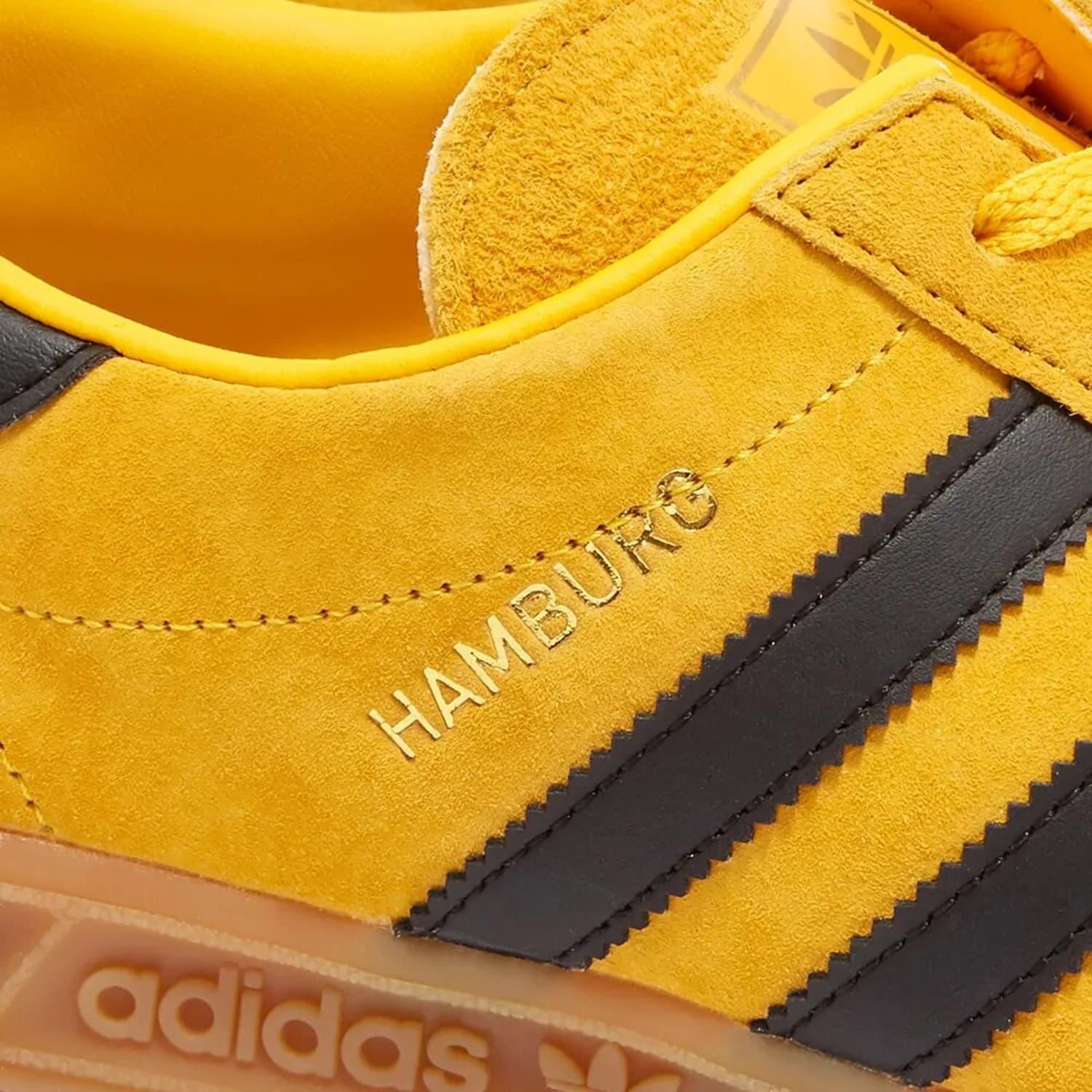 adidas Suede Hamburg in Yellow, Black & Gold (Yellow) for Men - Lyst