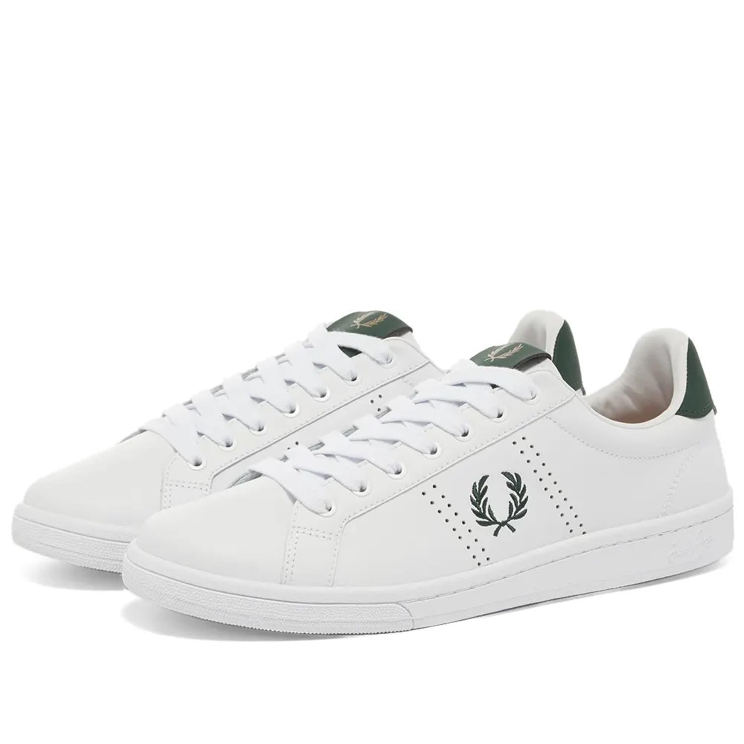 Fred Perry B721 Leather Sneakers in White for Men - Save 27% | Lyst