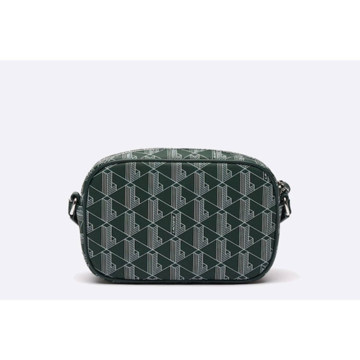 Lacoste Wmns Monogram Print Bag in Green
