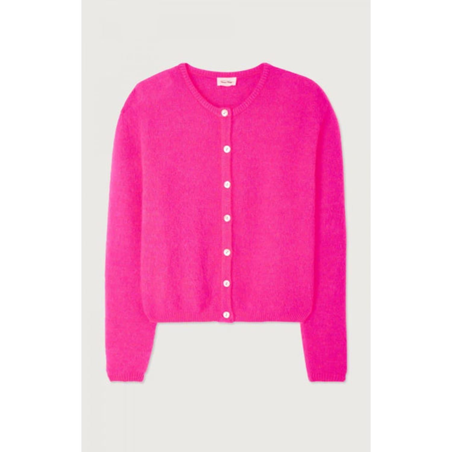 American vintage hotsell pink cardigan