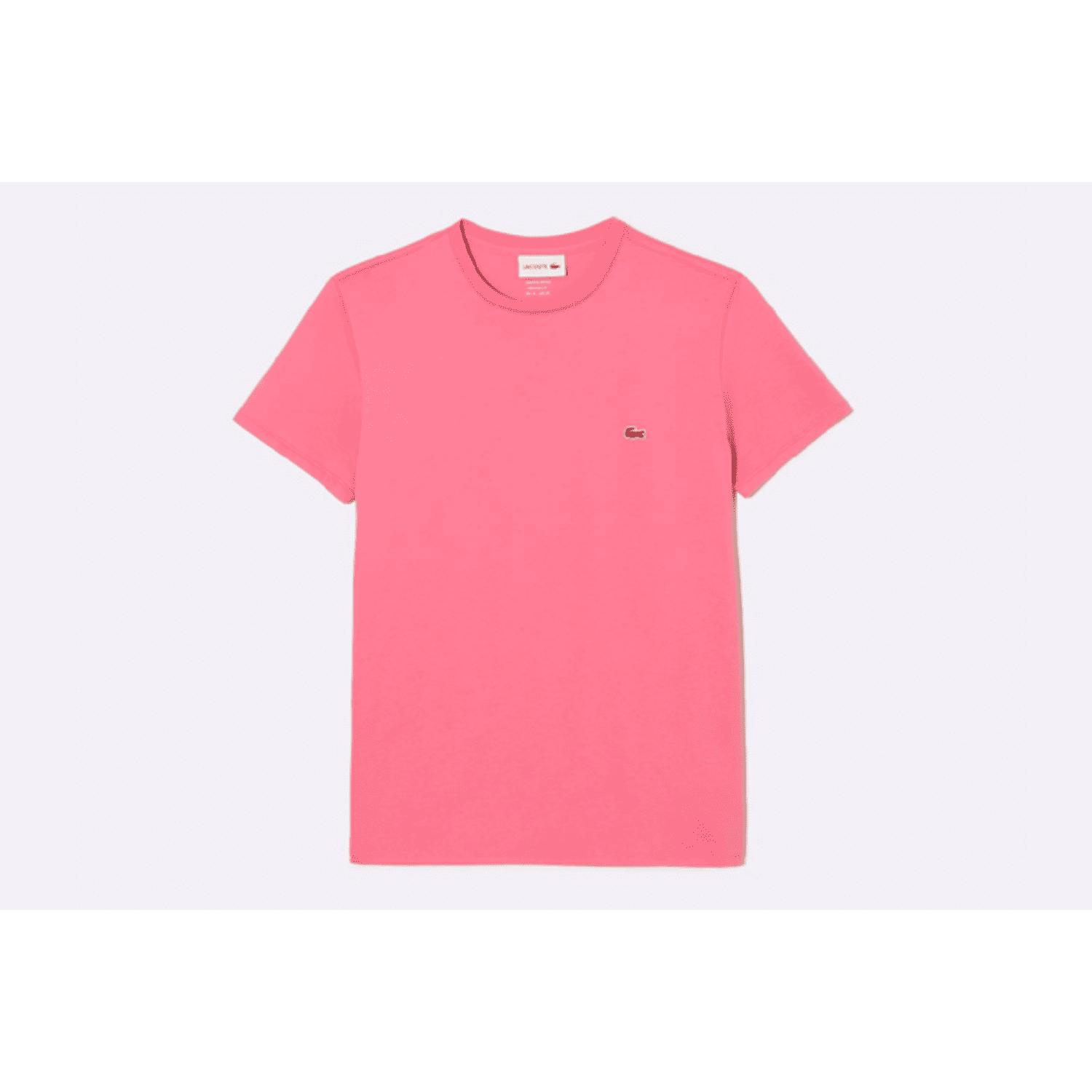 Lacoste Pima T-shirt Pink for Men | Lyst