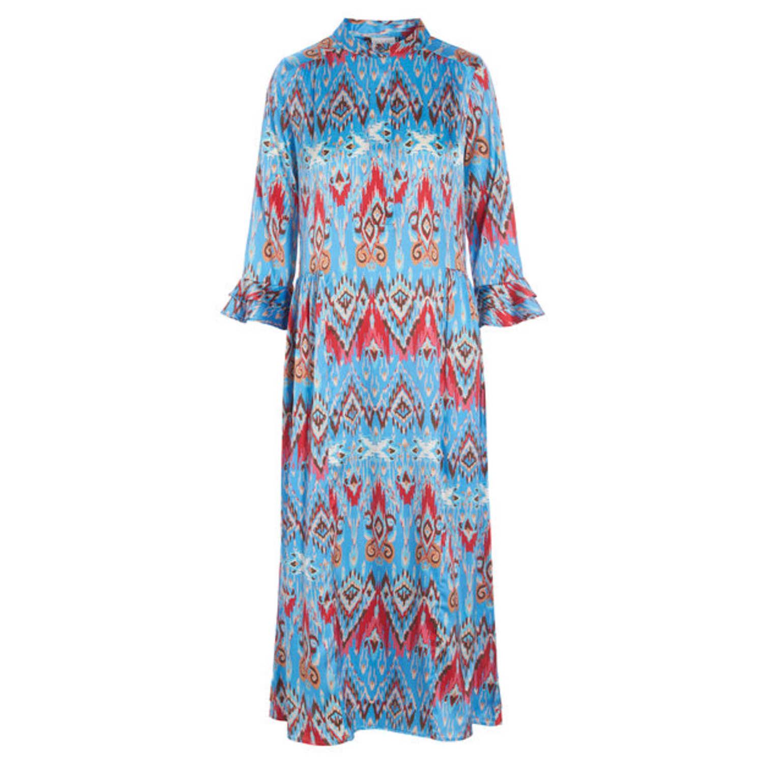 Dea Kudibal Rosanna Silk Dress Ikat Malibu in Blue | Lyst UK