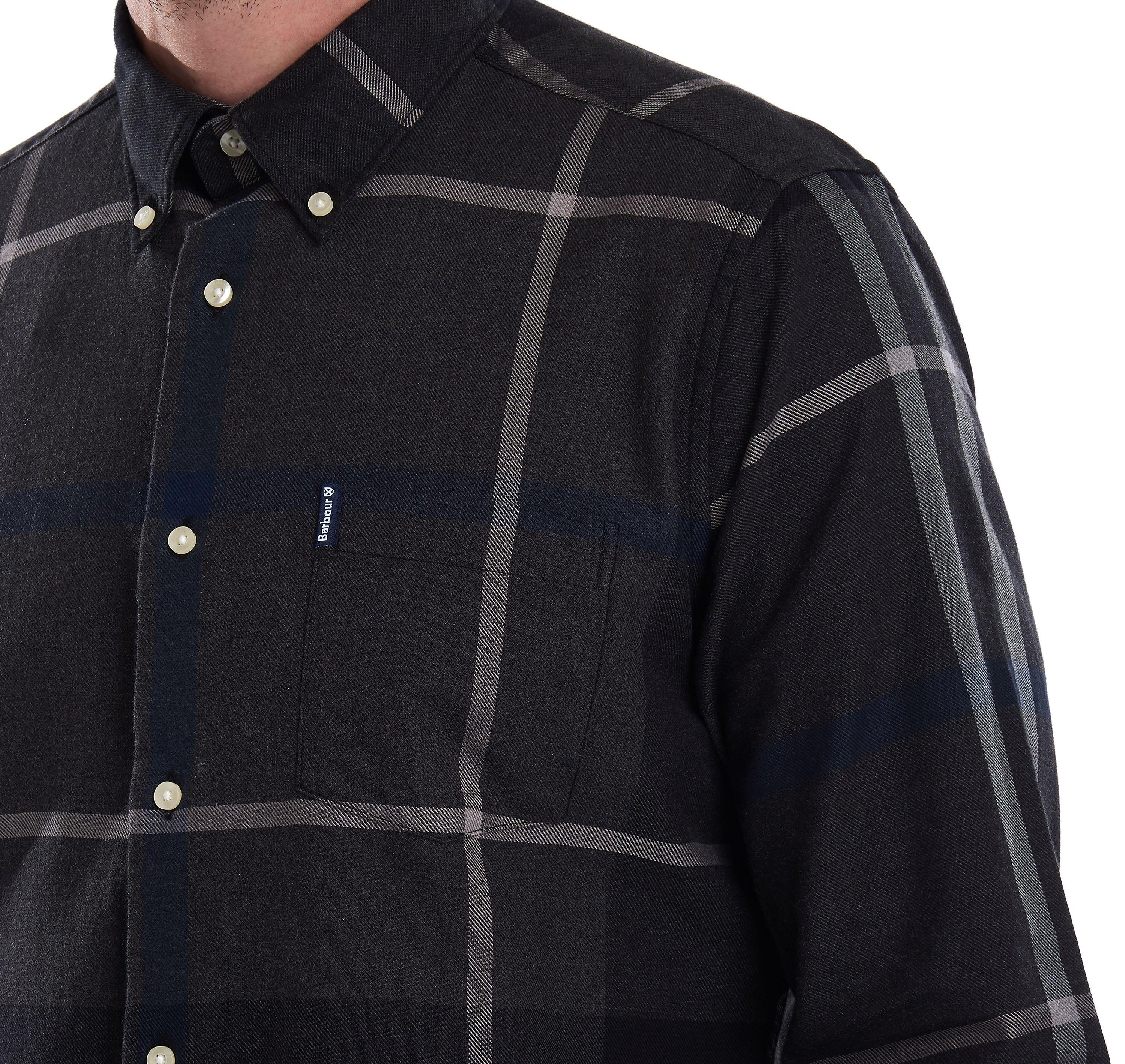 barbour dunoon shirt graphite