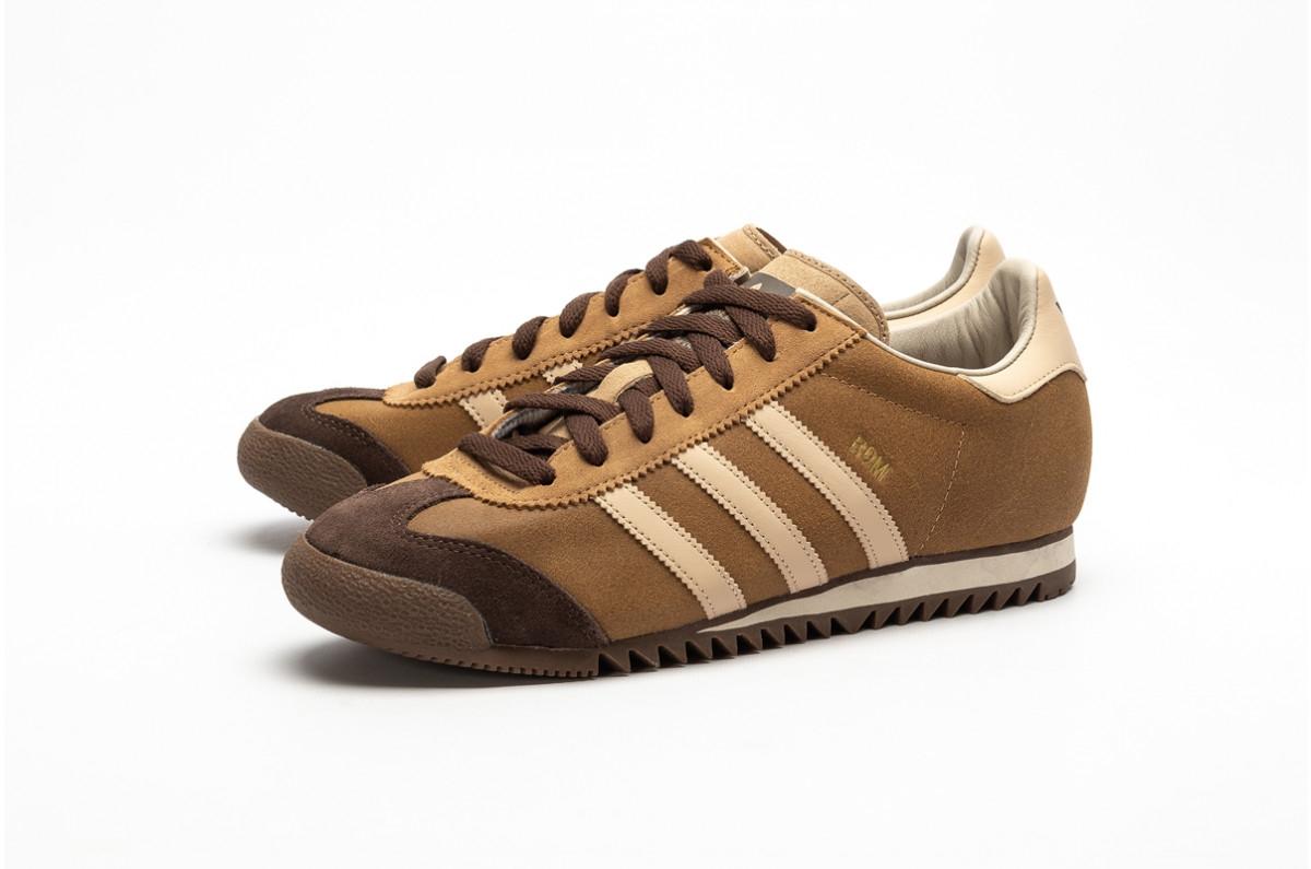 adidas Brown & Stone Rom Trainers for Men | Lyst