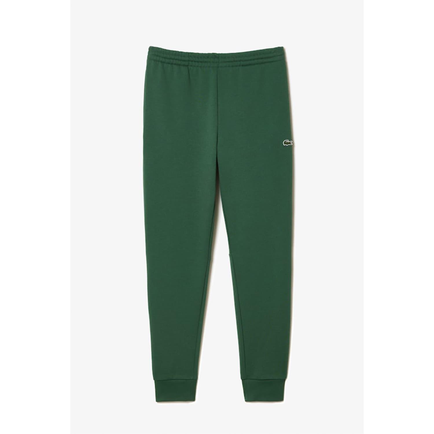Lacoste Slim Fit Organic Cotton Fleece Jogger Trackpants in Green for Men |  Lyst
