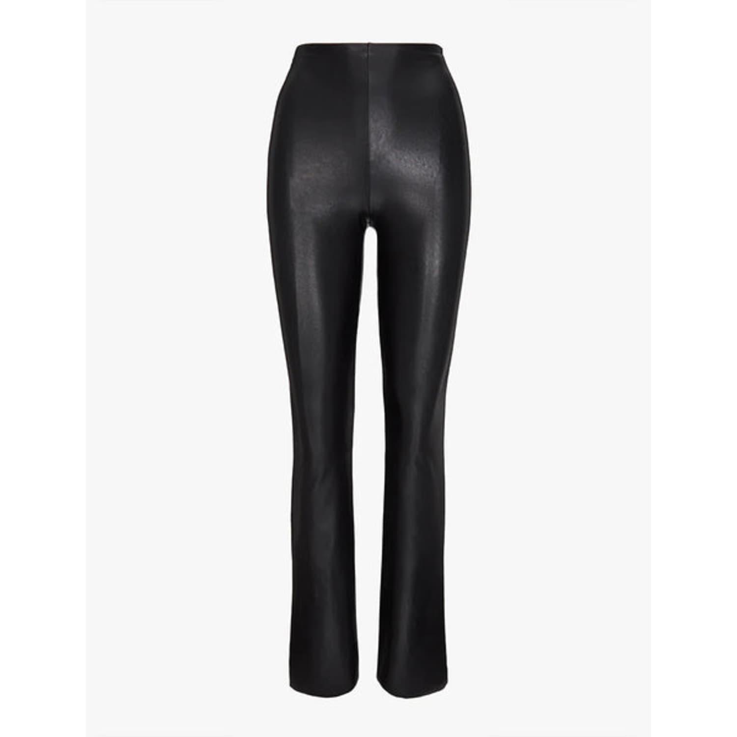 Commando Faux Leather Flared Leggings in Black Lyst
