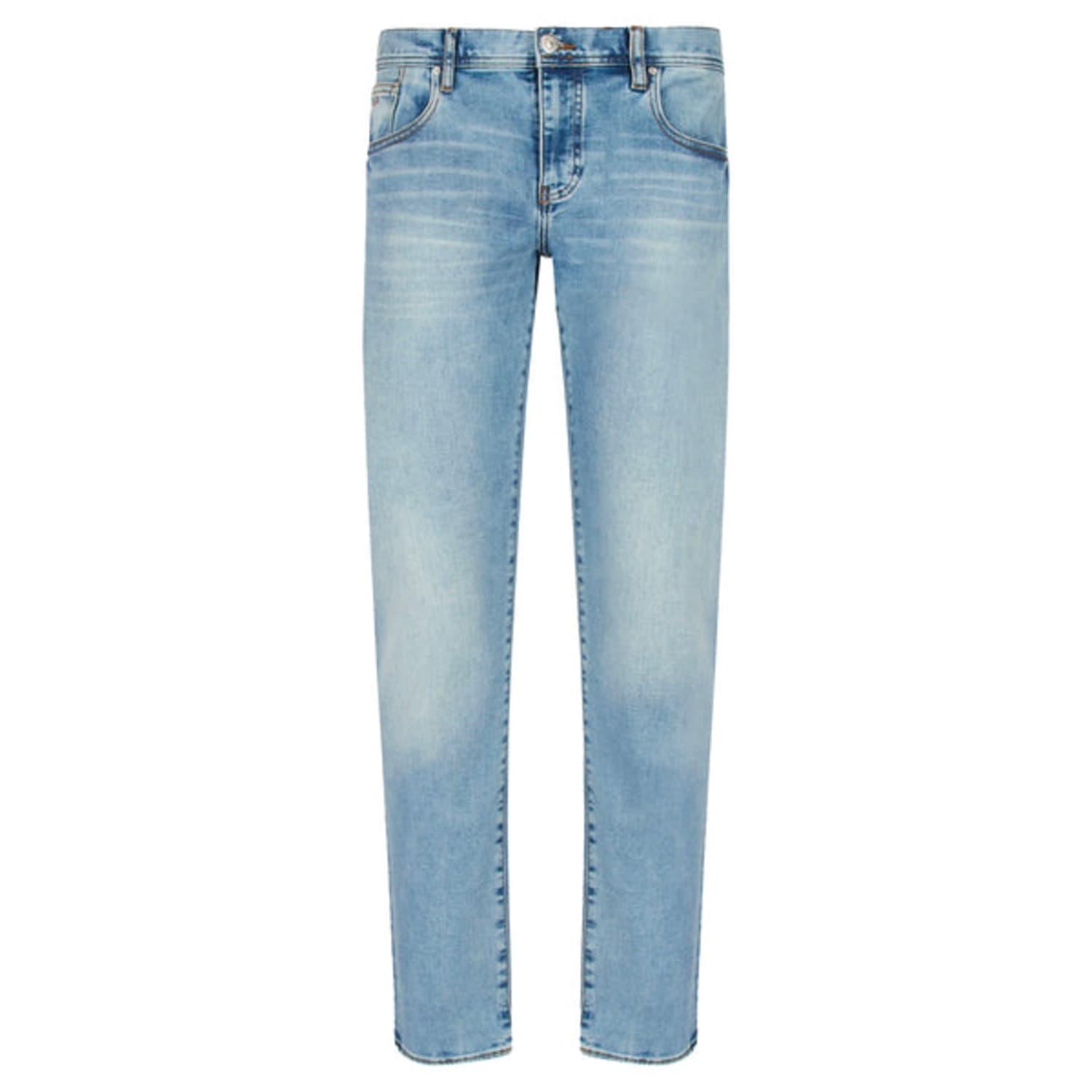 Armani Exchange Blue Stretch J13 Slim Jeans for Lyst