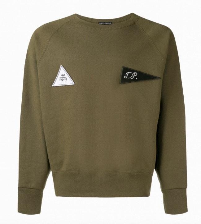 Gosha double store collar passten sweatshirt
