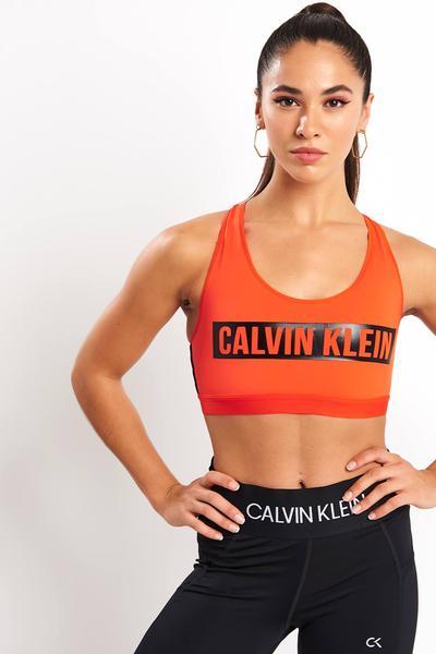 calvin klein red sports bra