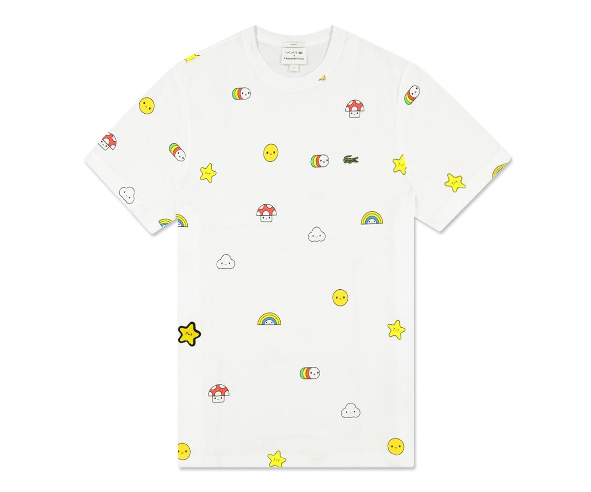 Lacoste X Friends With You Logo Tee White for Men | Lyst