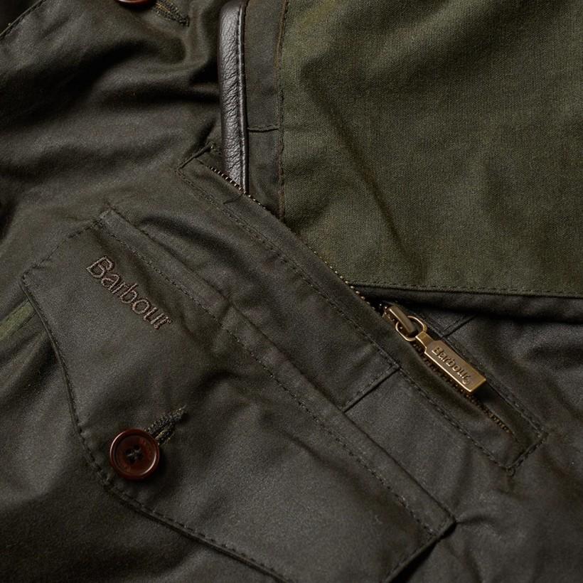 barbour icons beacon sports waxed cotton jacket