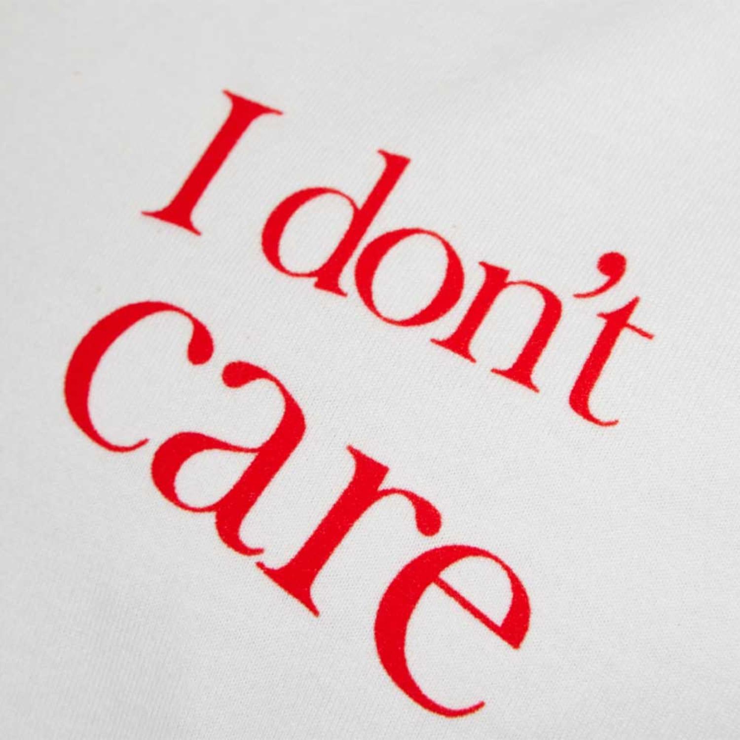 Undercover I Don't Care T-shirt in White for Men | Lyst