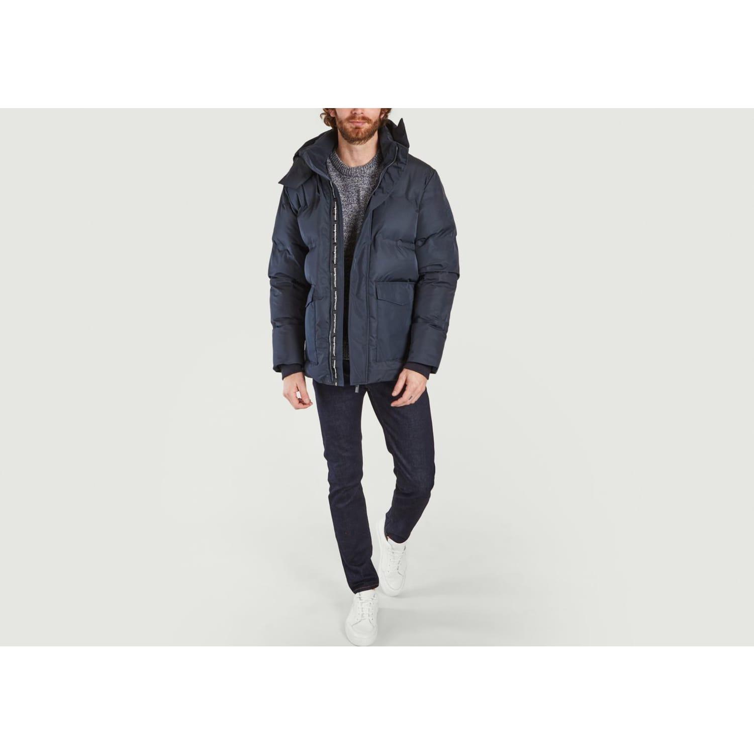 Knowledge Cotton Apparel Fjord Puffer Jacket Grs Vegan in Blue for Men |  Lyst