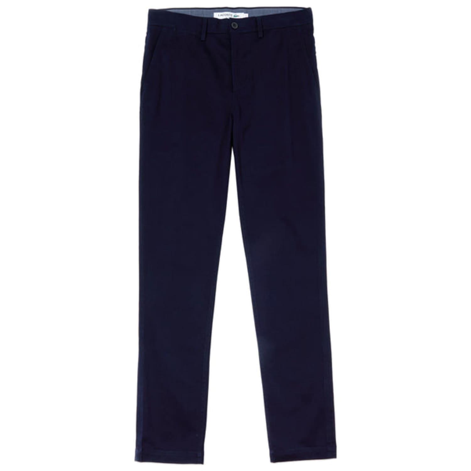 Lacoste Slim Fit Stretch Chino Hh9553 in Blue for Men | Lyst
