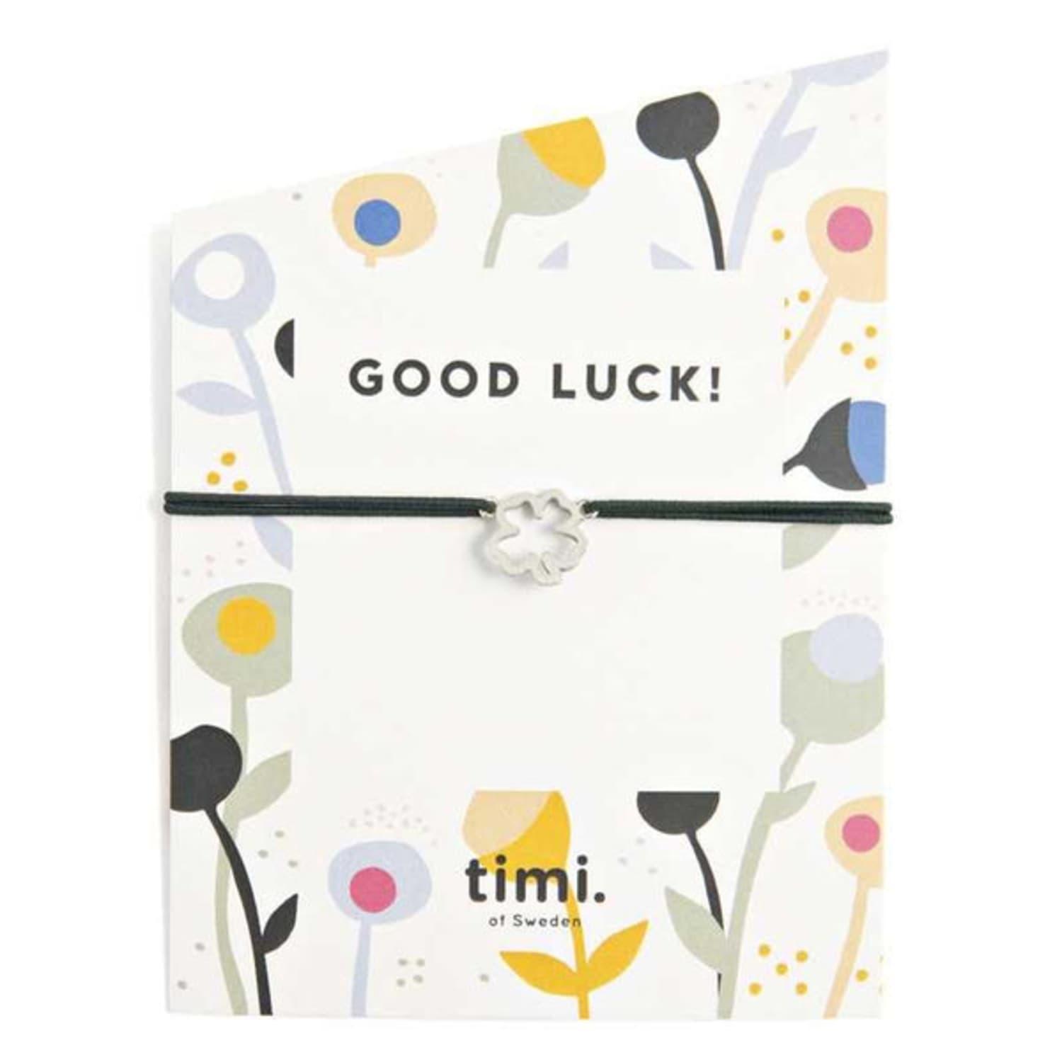 Timi Good Luck Bracelet in White | Lyst