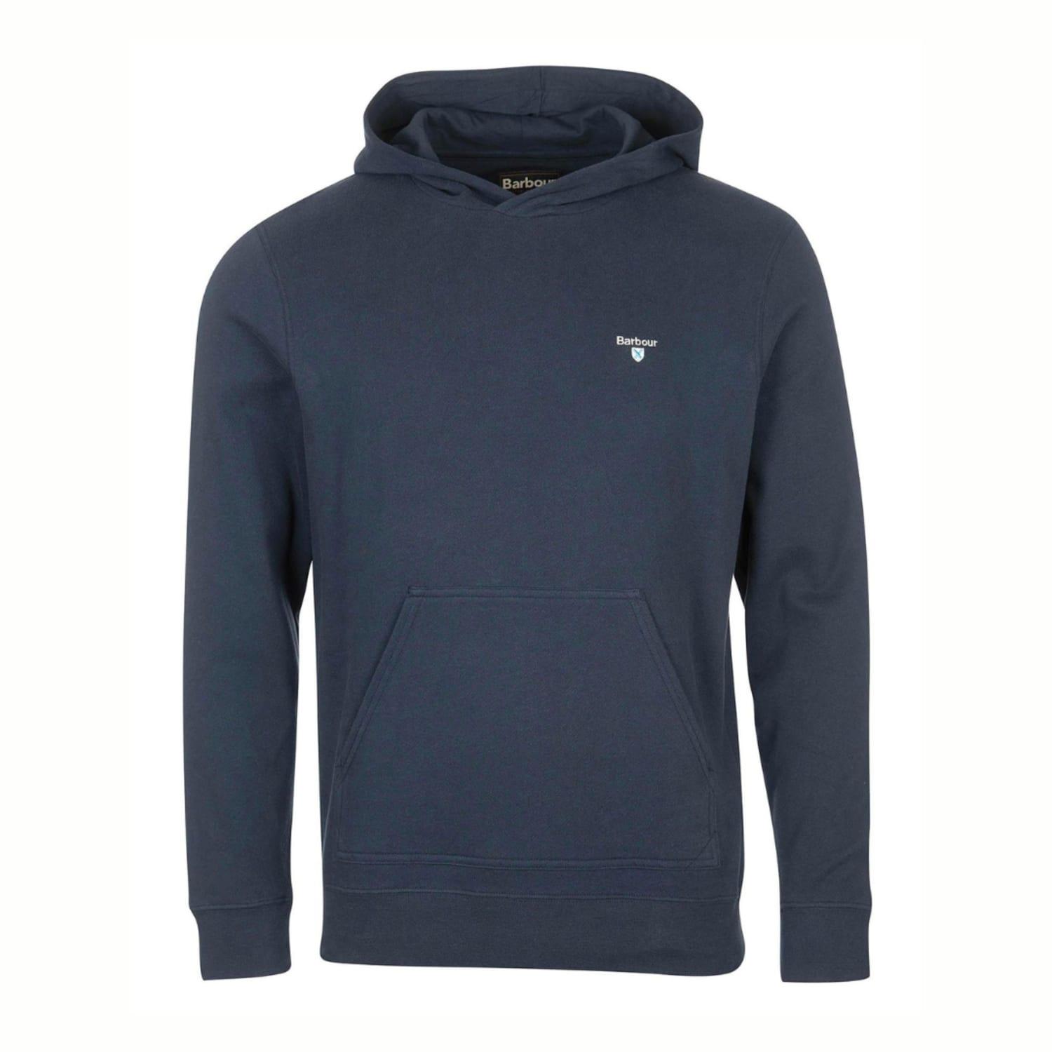Barbour Essential Pop Over Hoodie in Blue for Men | Lyst