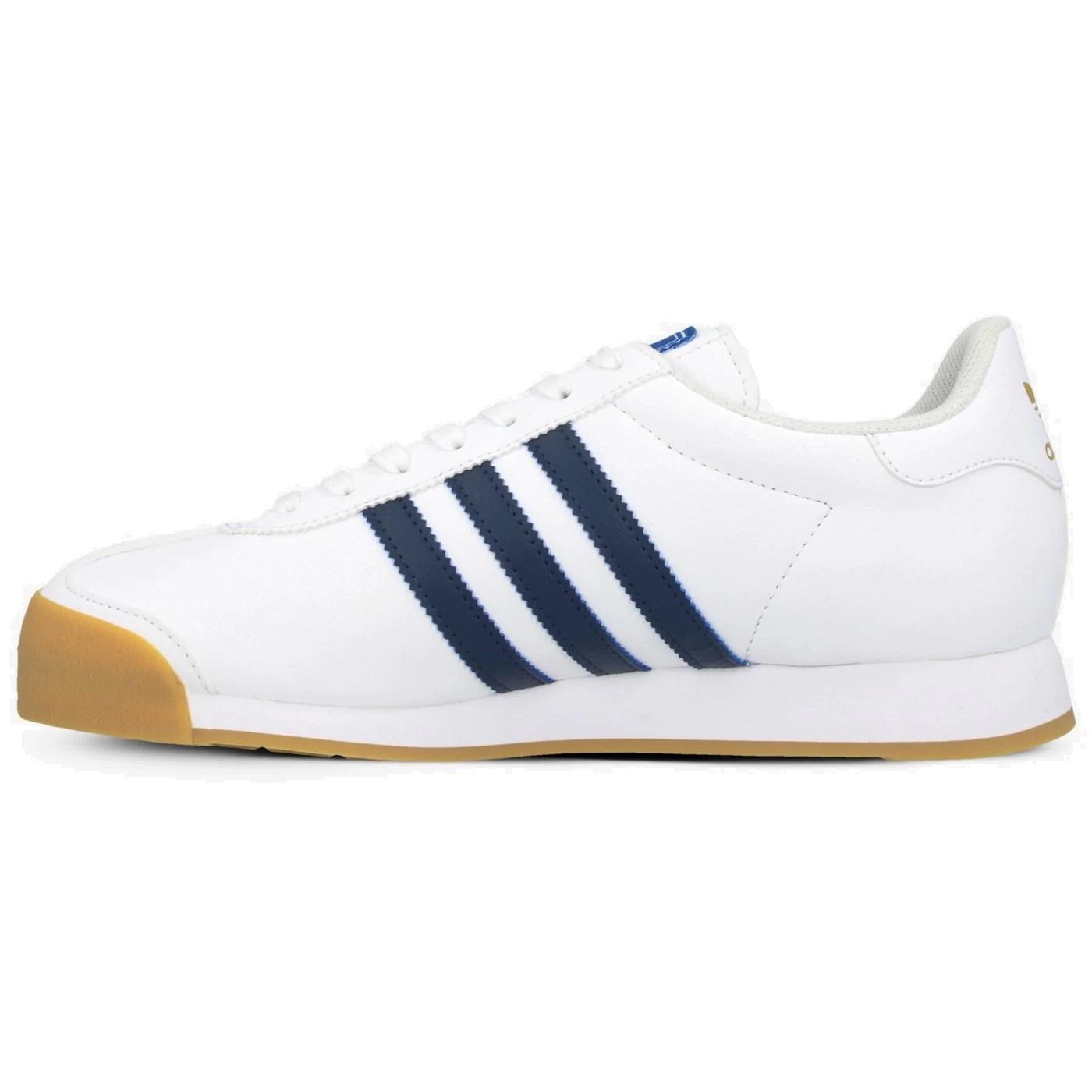 adidas Samoa White & Indigo Sneaker in Blue for Men | Lyst