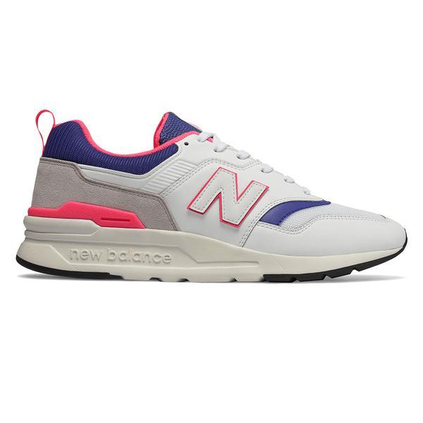 new balance 997 white laser blue