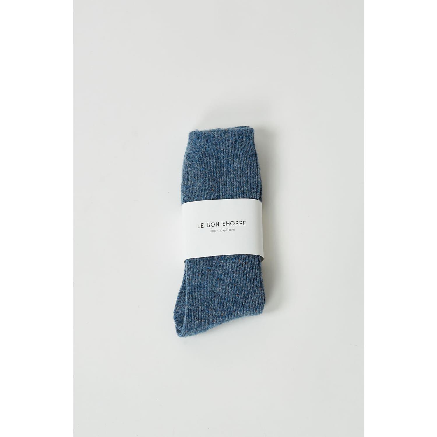 LE BON SHOPPE Denim Snow Socks in Blue | Lyst