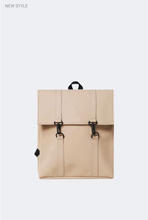 rains mini backpack beige