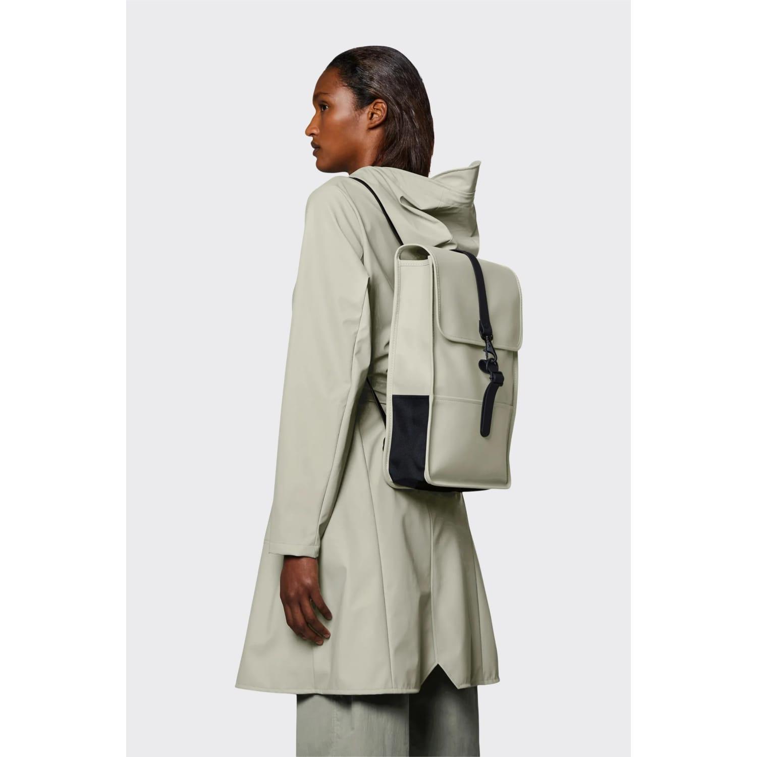 Rains Backpack Mini Cement in White | Lyst