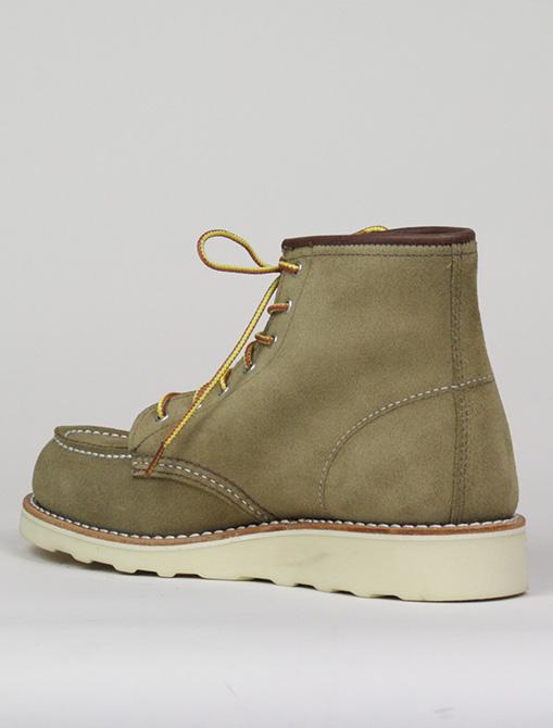 Red Wing 3377 Moc Toe Olive Mohave Leather in Green for | Lyst