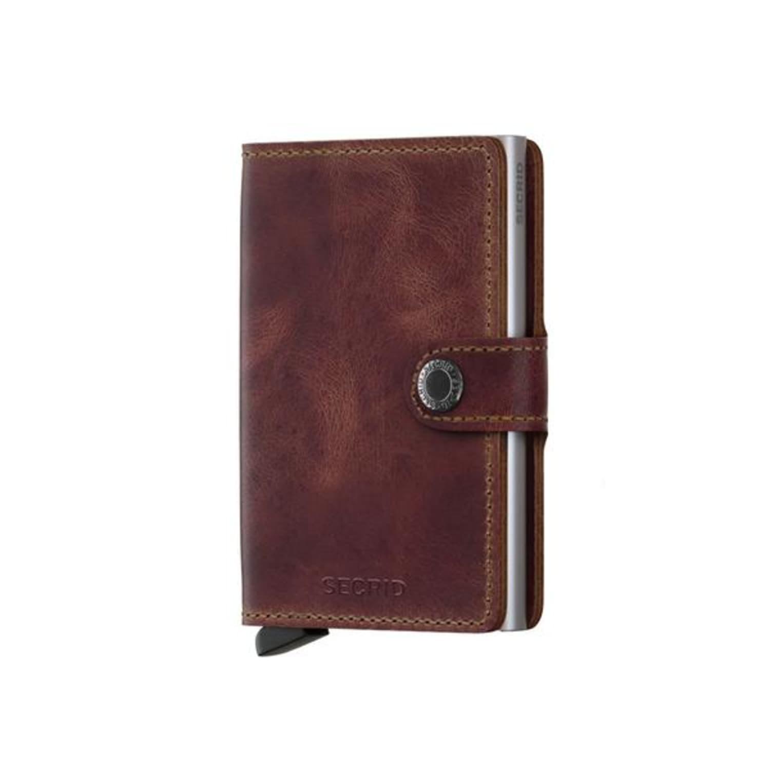 Oprechtheid catalogus Blind Secrid Mini Wallet Vintage Brown in Purple for Men | Lyst