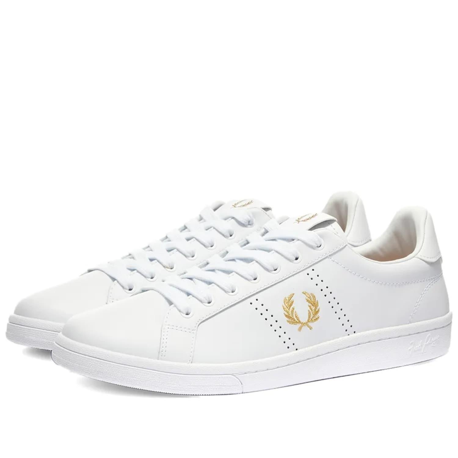 Fred Perry B721 Leather Sneakers in White for Men - Save 29% | Lyst