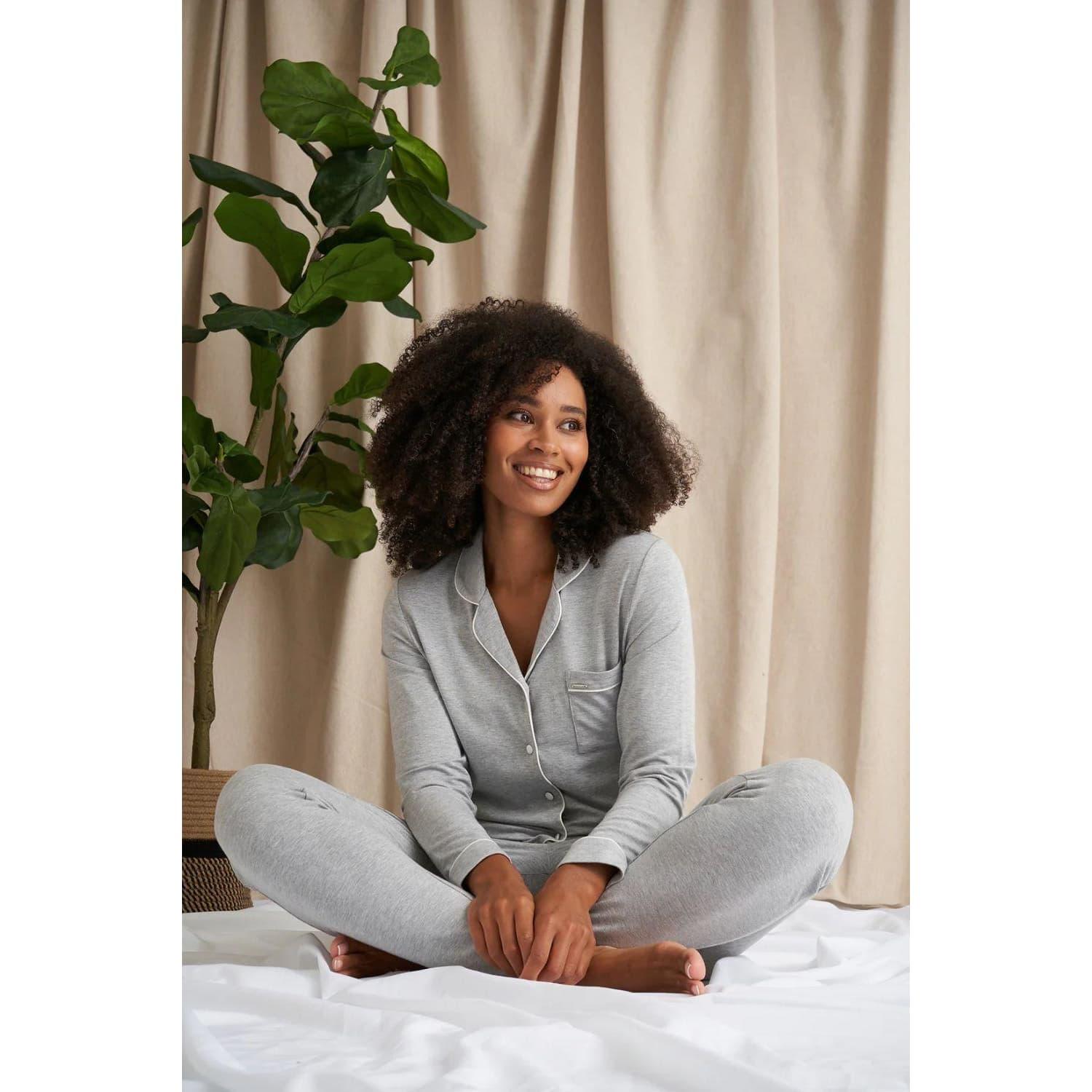 Truly Cami Silk Satin Pyjamas, Midnight at John Lewis & Partners