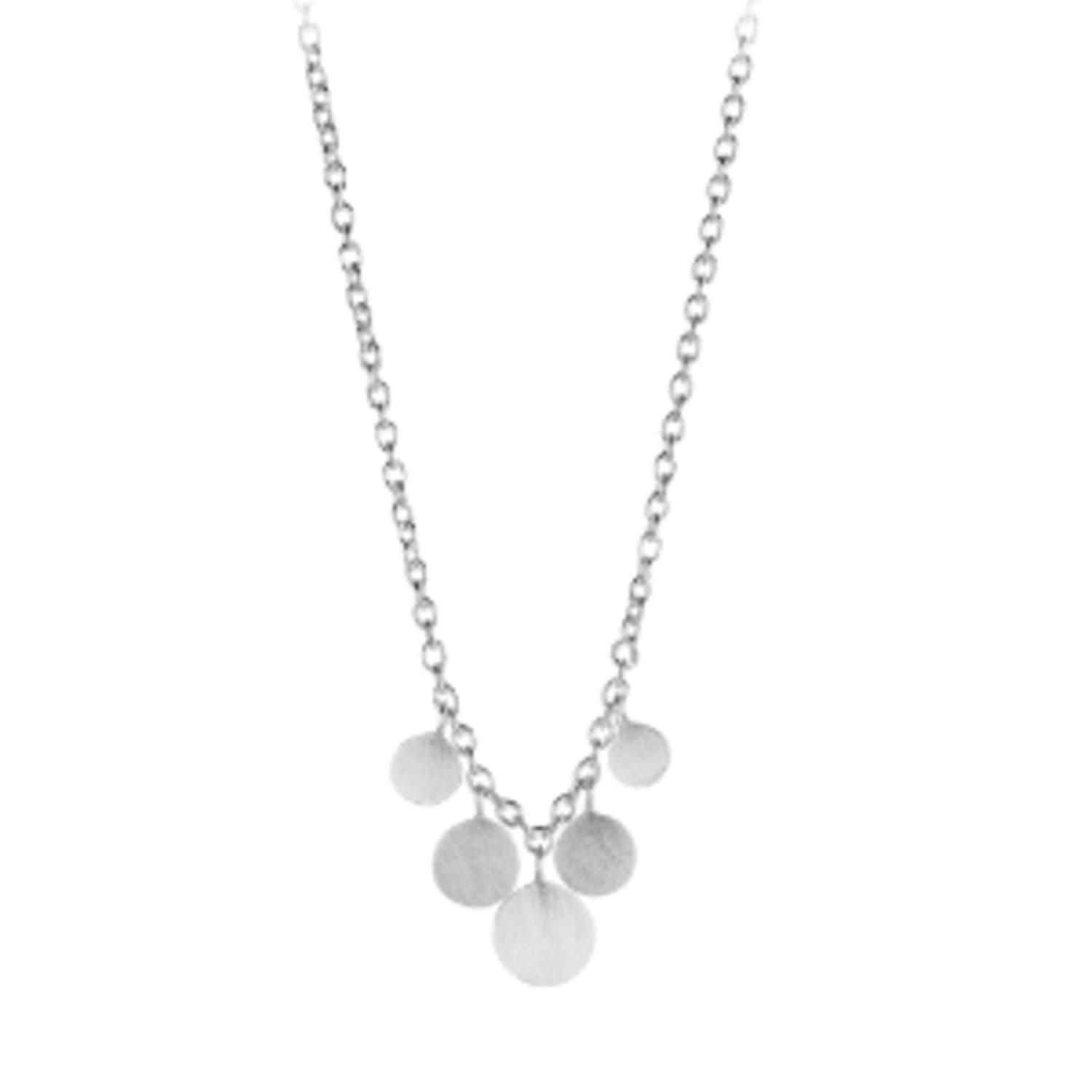 Pernille Corydon Silver Mini Coin Necklace in Metallic | Lyst