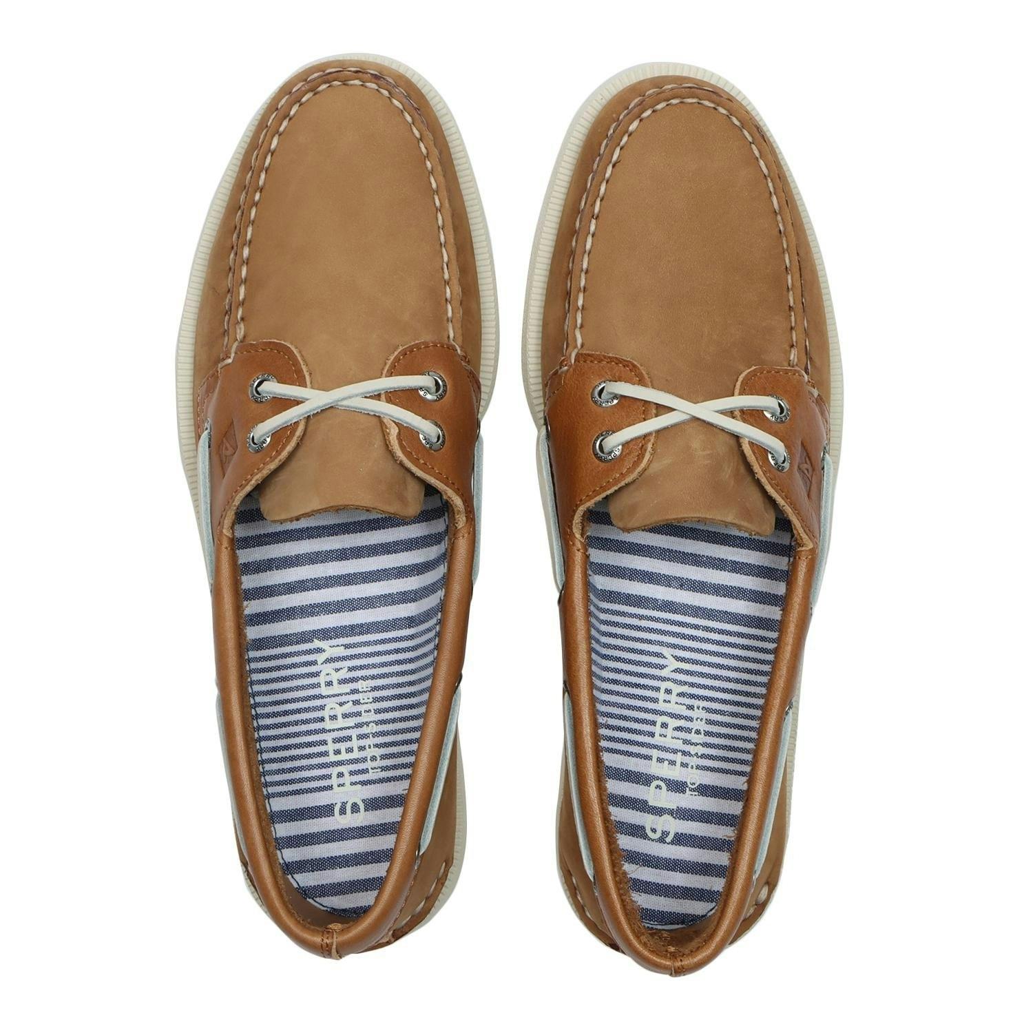 Sperry Top Sider Topsider Authentic Original 2 Eye Tumbled Nubuck in Brown for Men Lyst UK