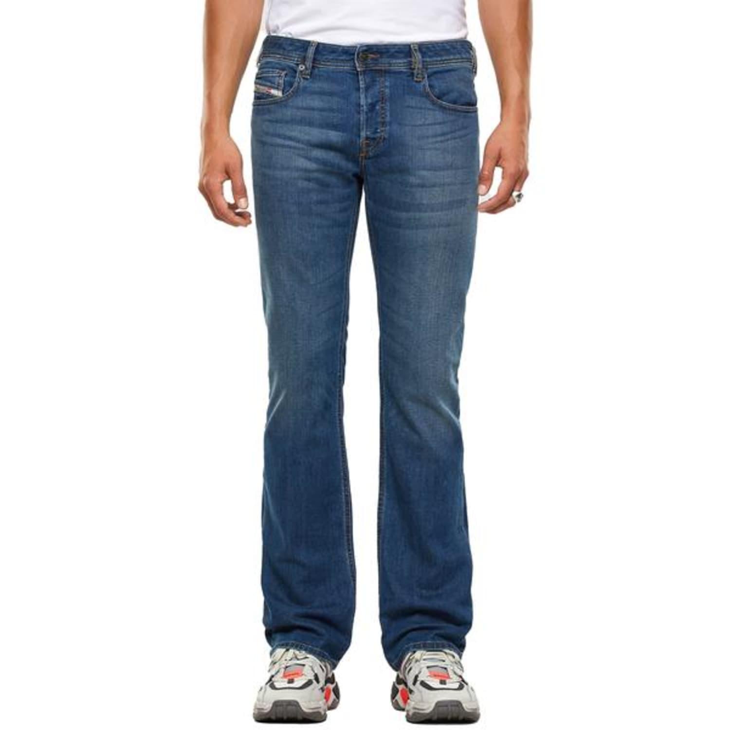 DIESEL Zatiny 9 Ei Bootcut Jeans Medium Blue for Men | Lyst UK