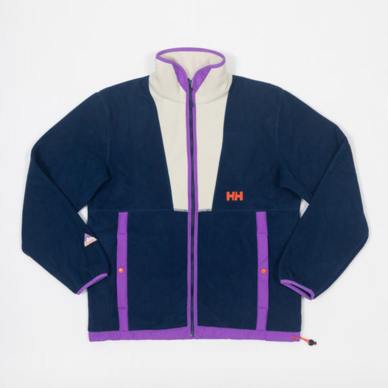 Helly Hansen Fleece Jacket In Navy & Cream in Blue for Men | Lyst