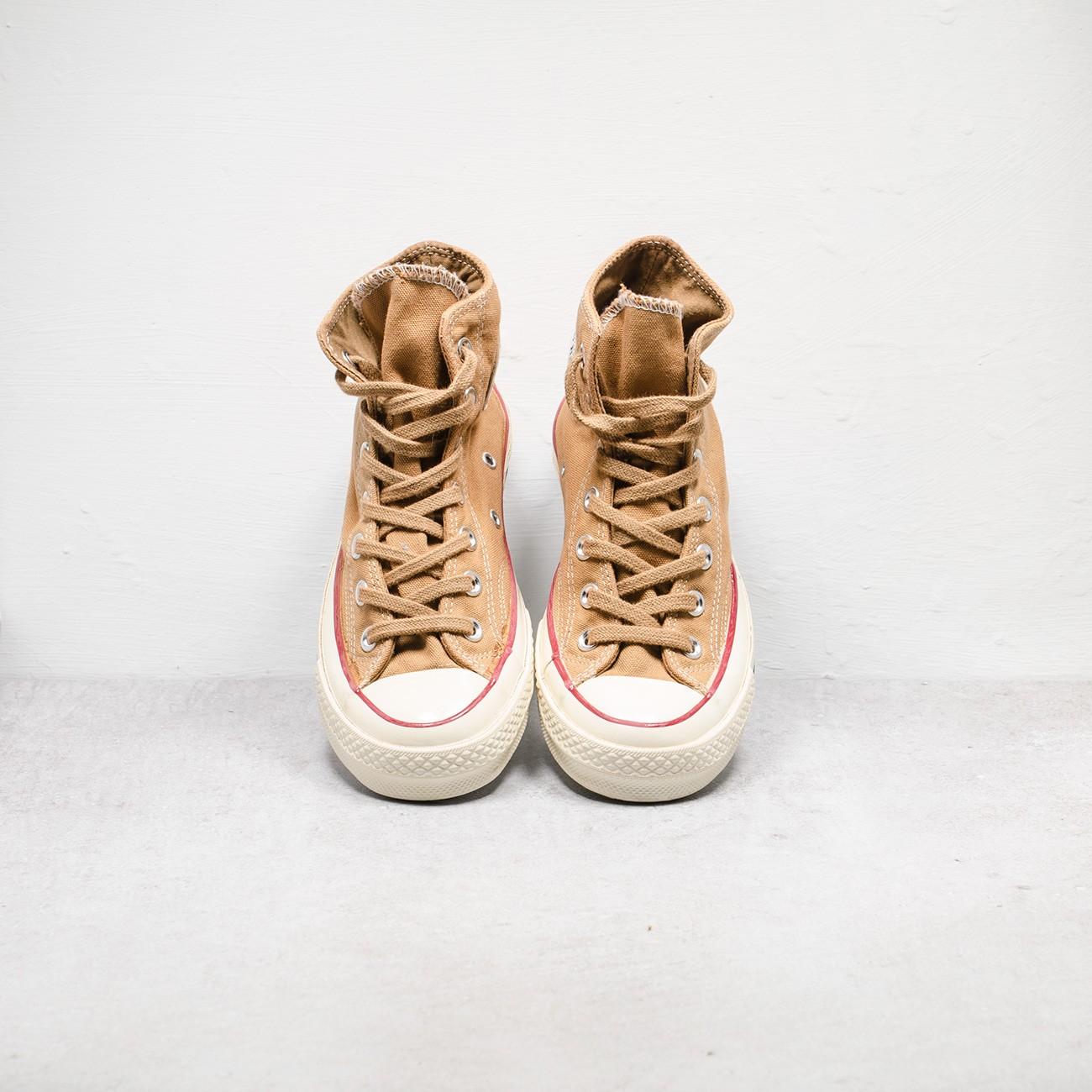 chuck 70 coffee dyed low top