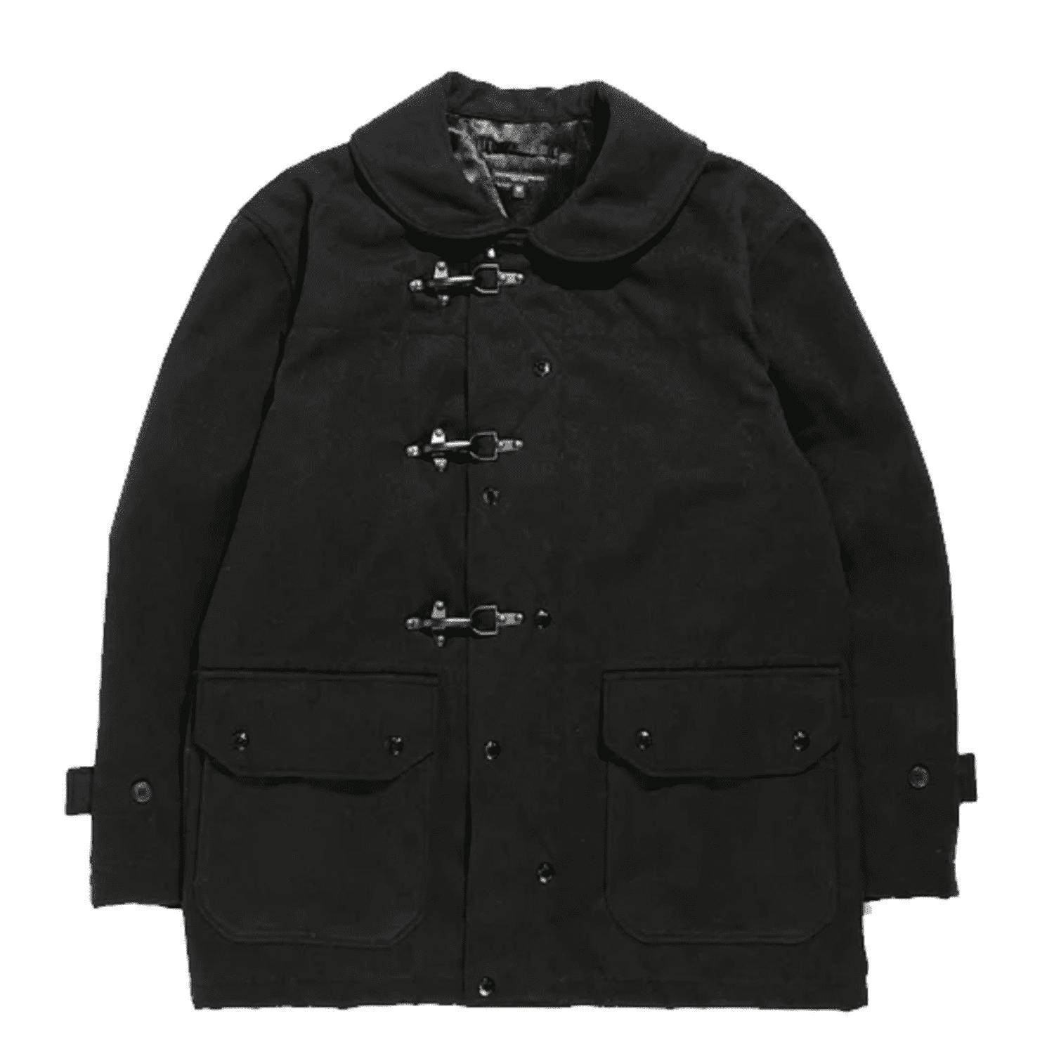 Engineered Garments Short Duffle Jacket Black Polyester for Men Lyst