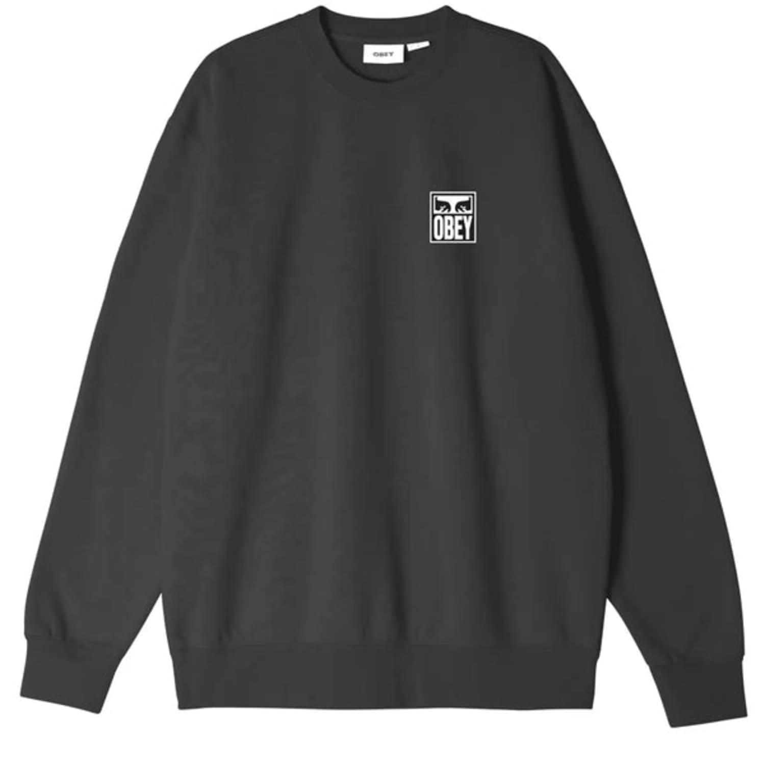 Obey black best sale sweatshirt