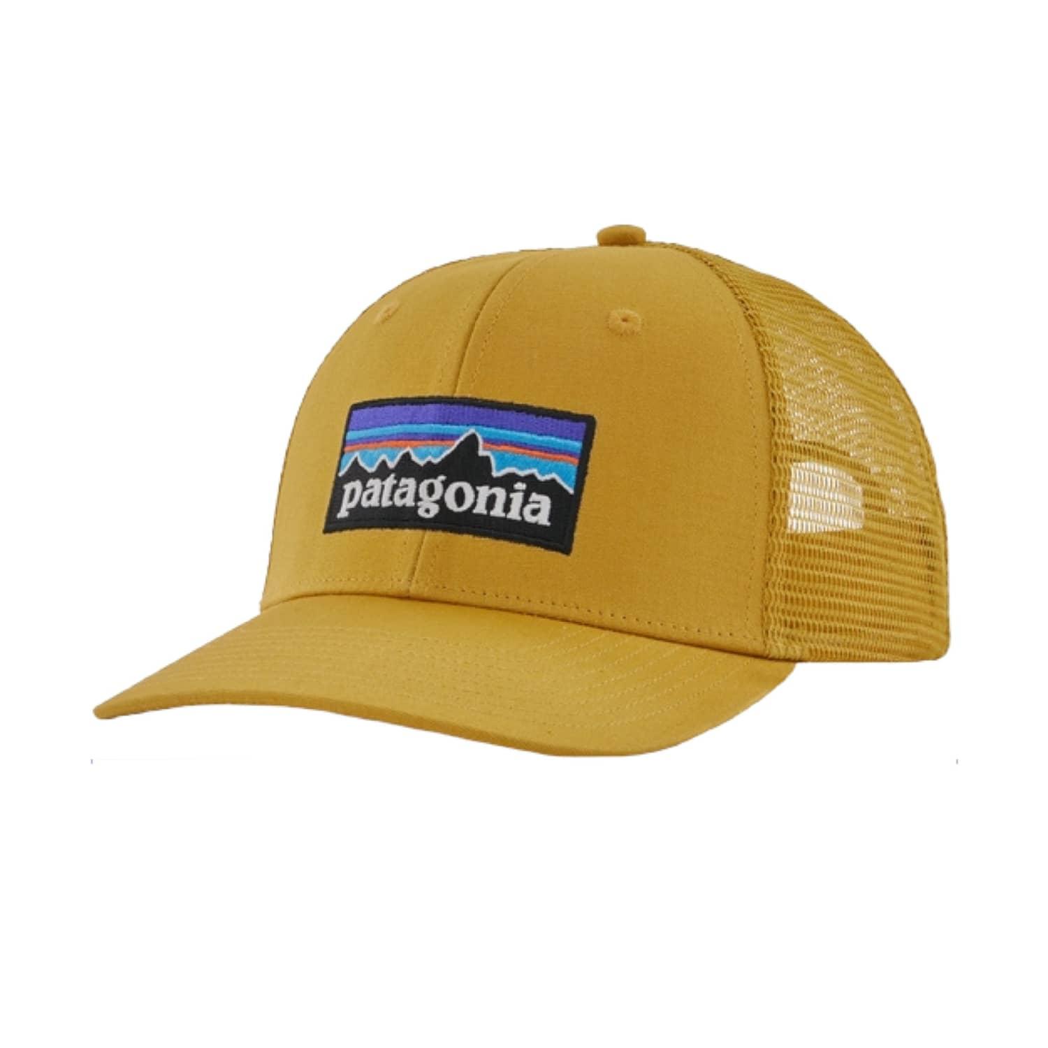 Patagonia Cappello P-6 Logo Trucker Gold in Yellow | Lyst UK