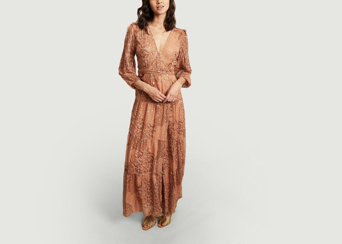 Ba&sh Oriane Dress in Brown - Lyst