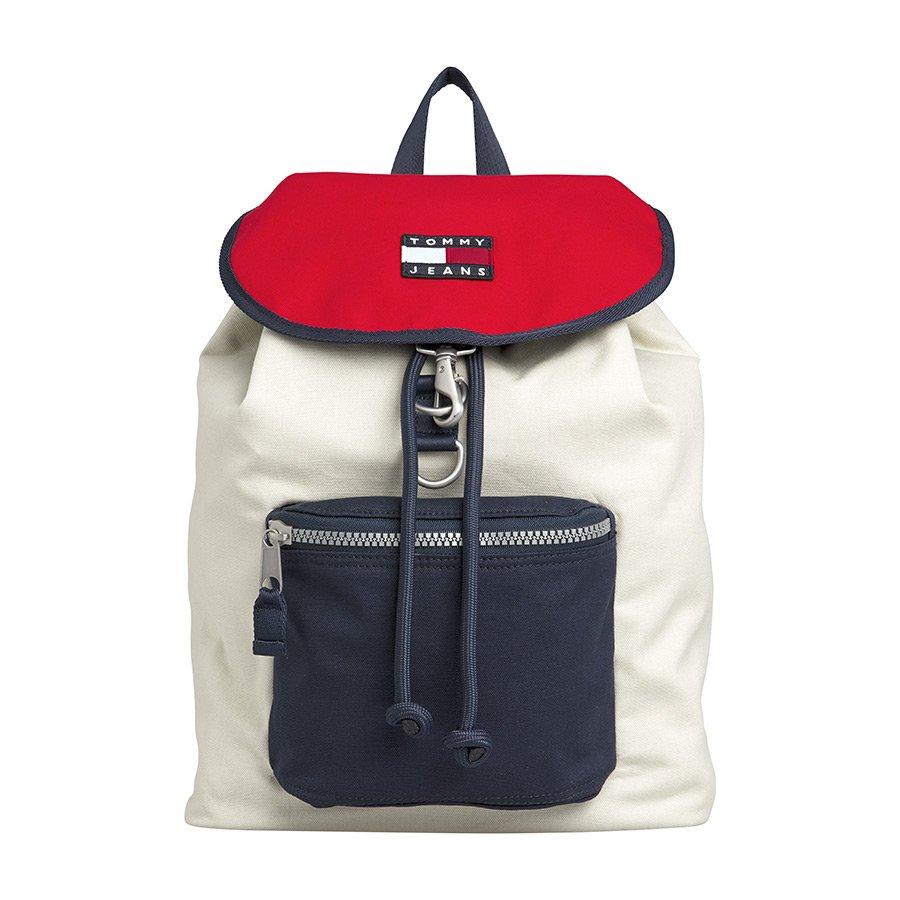 Tommy Hilfiger Denim Tommy Jeans Heritage Colour Blocked Canvas Backpack  Corporate | Lyst