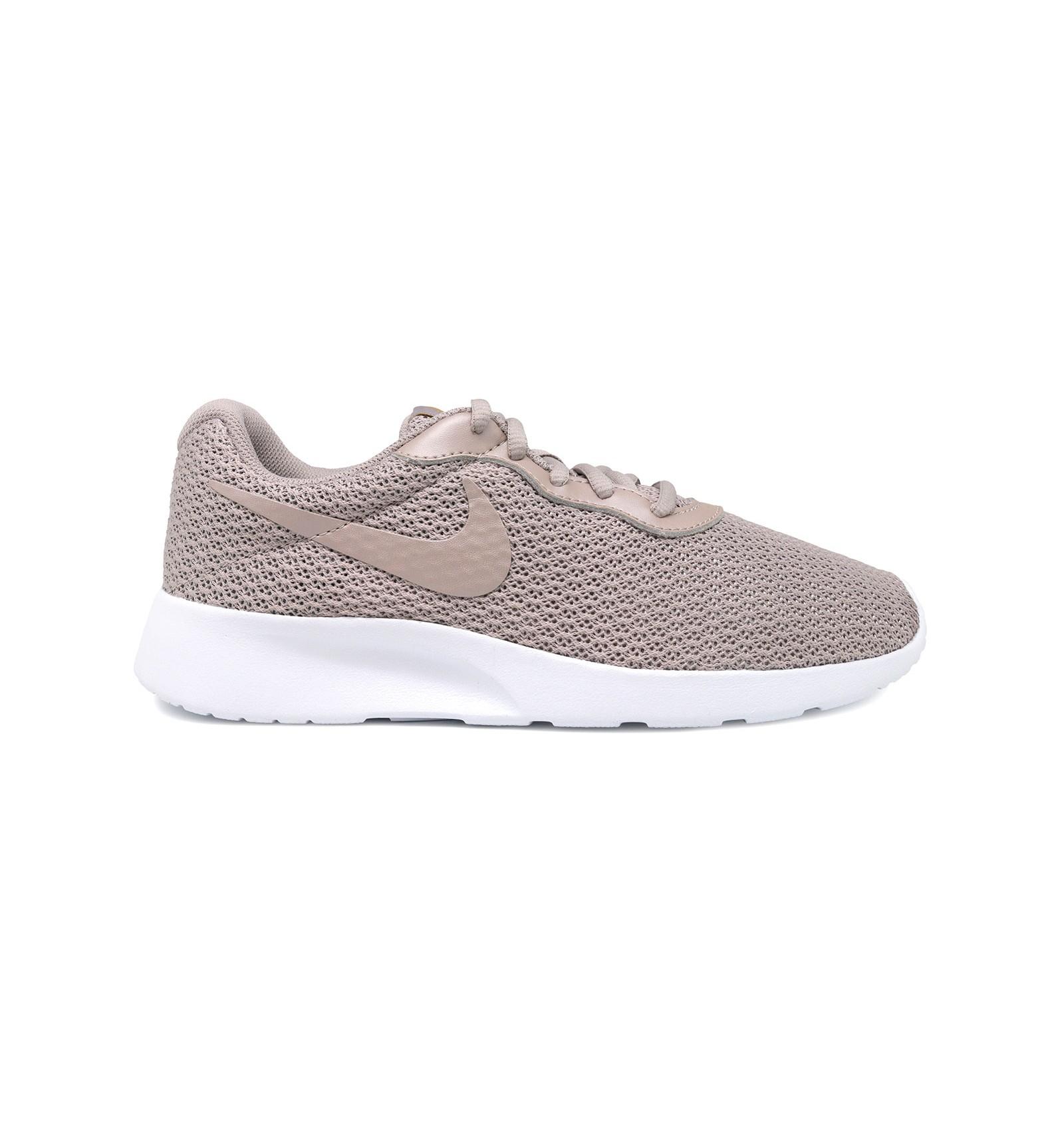 Nike Taupe Breathable Cloth Tanjun Sneakers | Lyst