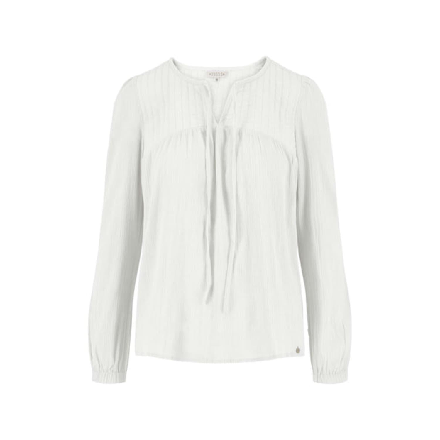 Zusss Blouse With Padded Detail Off White | Lyst