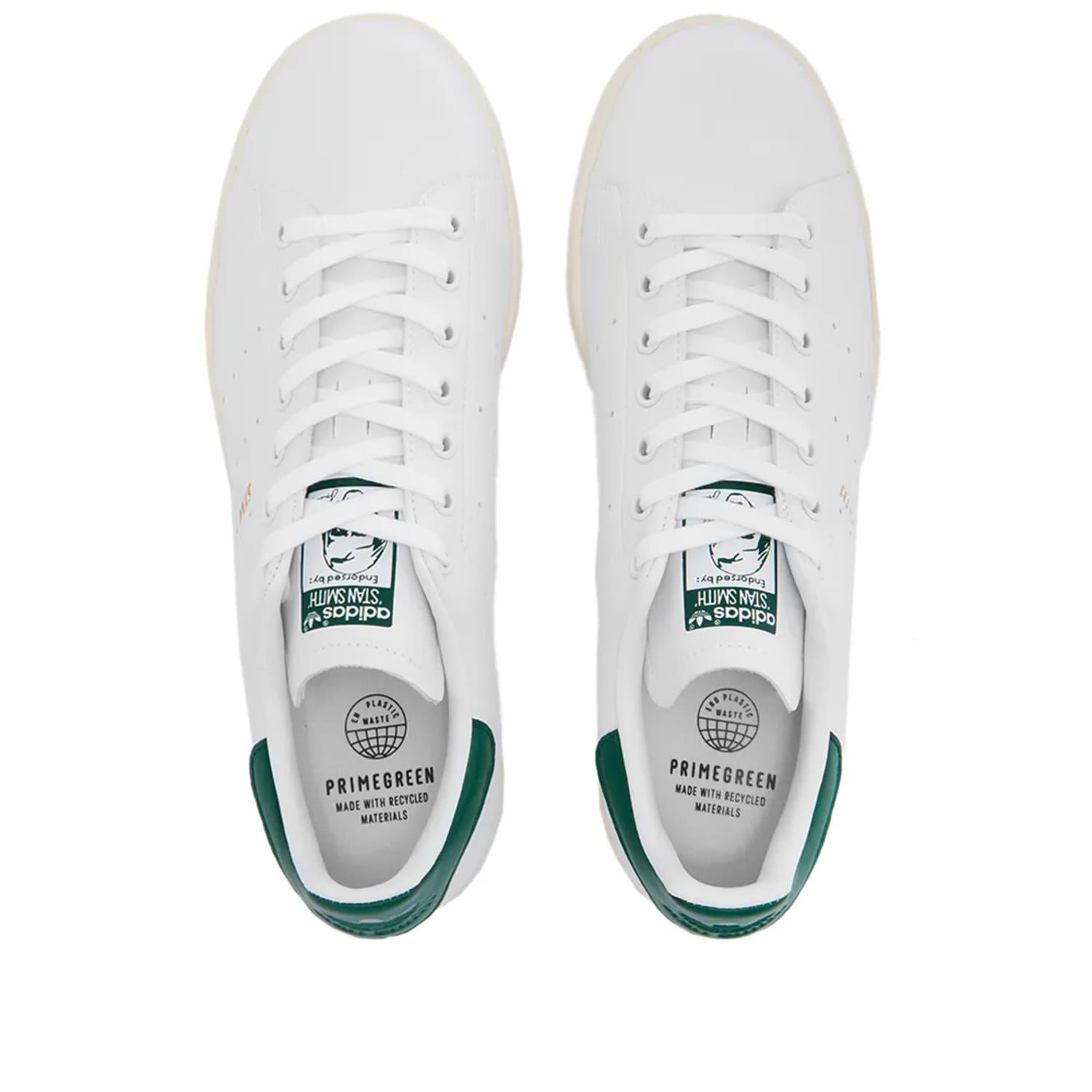 adidas Stan Smith Primegreen Cloud White, Green & Off White for Men | Lyst