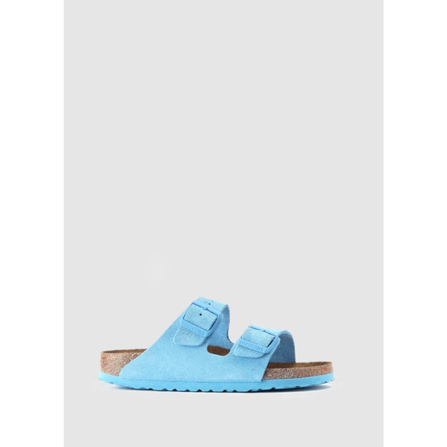Washed metallic hot sale blue birkenstock