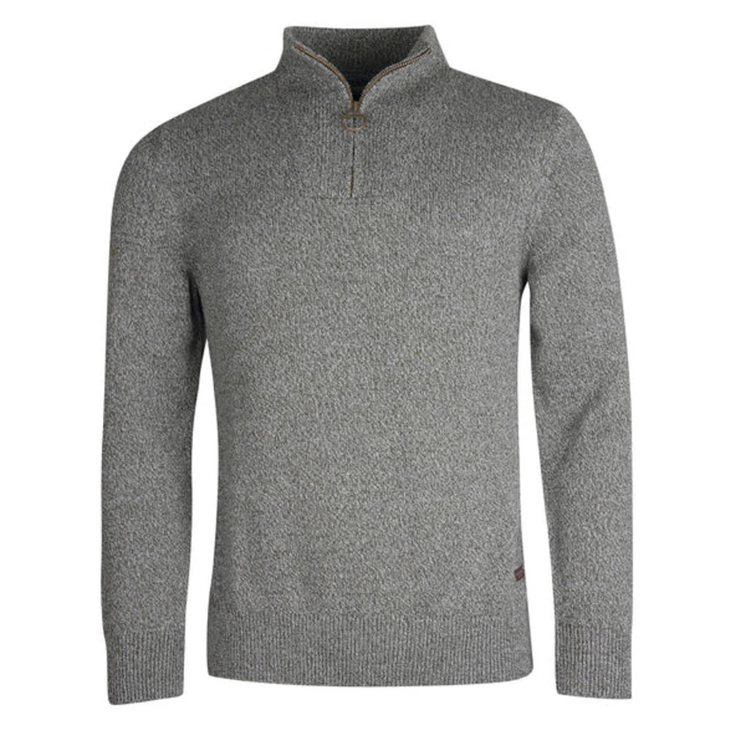 Barbour Cotton Twist Nelson Half Zip in 