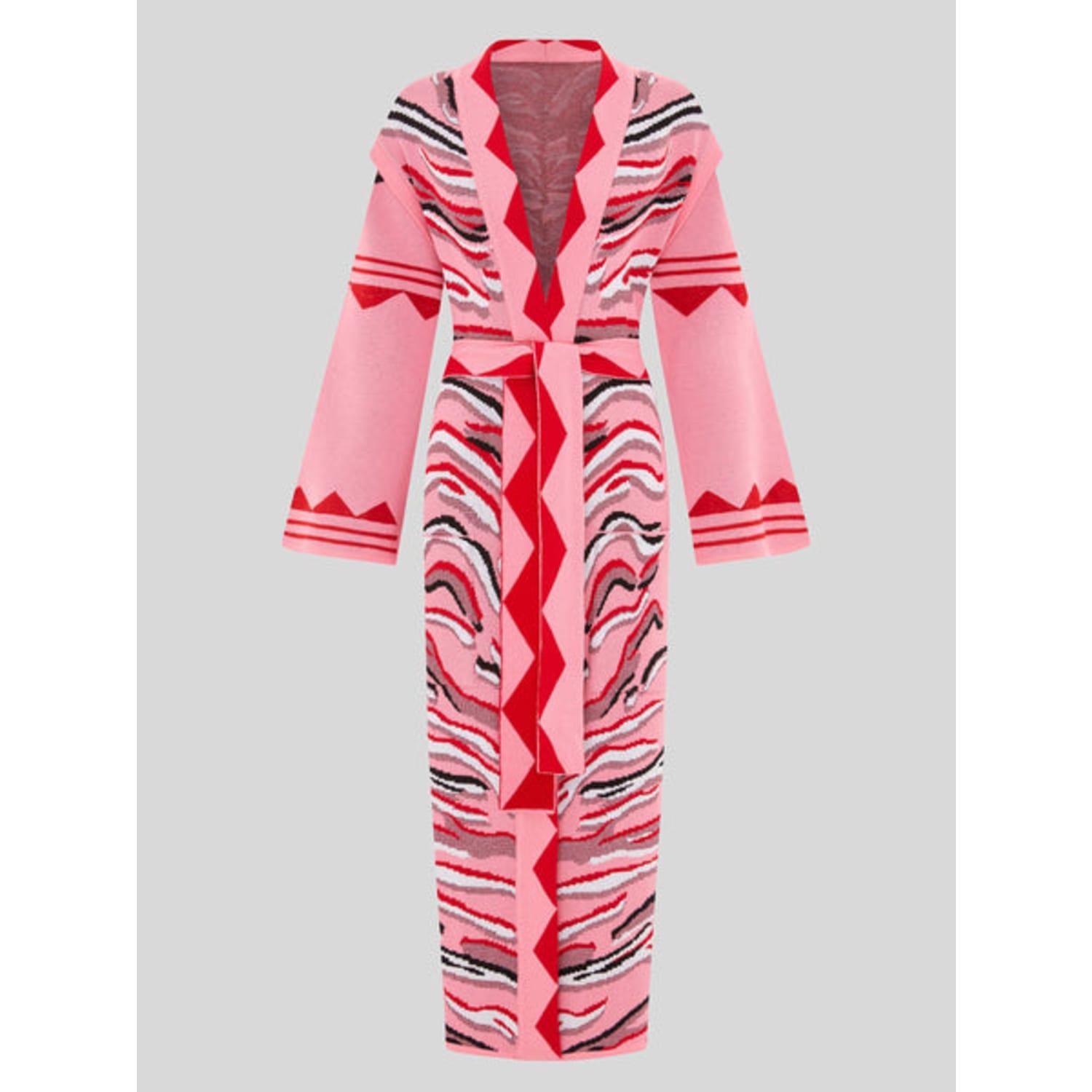 Hayley Menzies Tiger Splash Cotton Jacquard Duster Pink Lyst