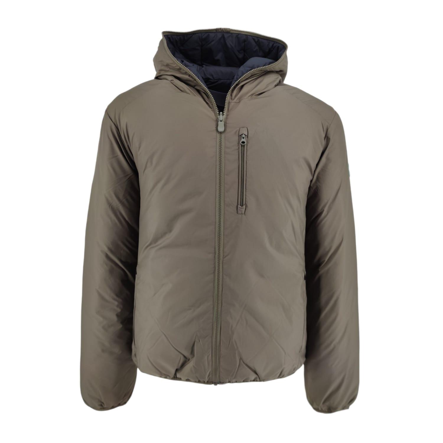 Save The Duck Lamium Jacket Mud Grey in Green for Men | Lyst