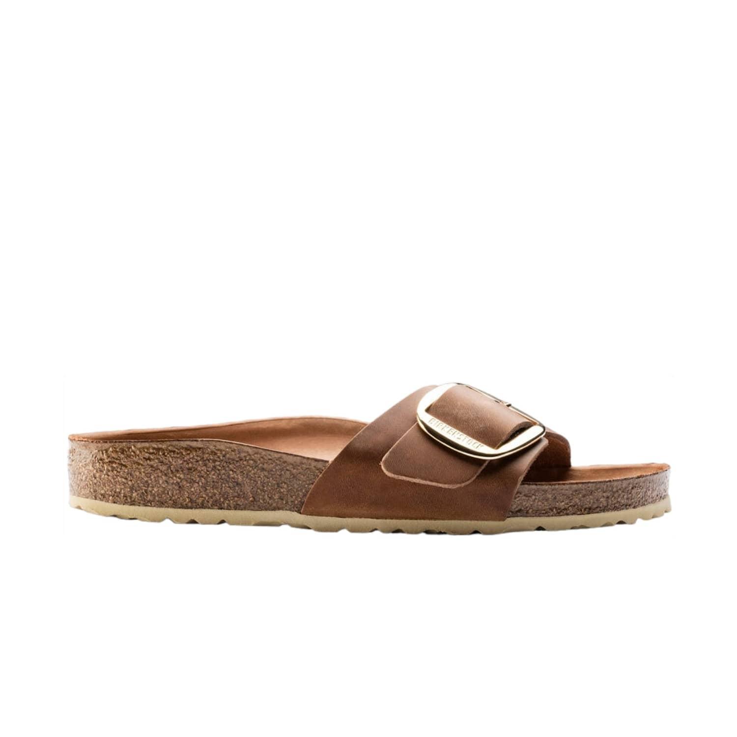 Birkenstock Sandali Madrid Big Buckle Donna Cognac in Brown | Lyst