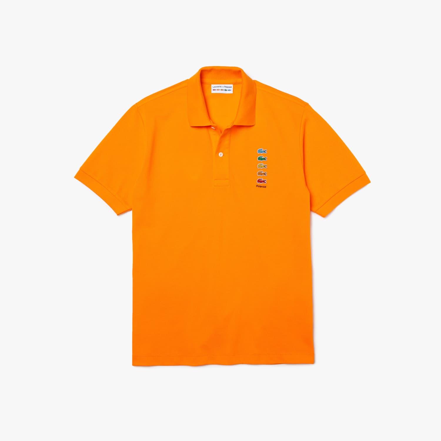 Lacoste Orange 's X Polaroid Coloured Crocodiles Classic Fit Polo Shirt for  Men | Lyst
