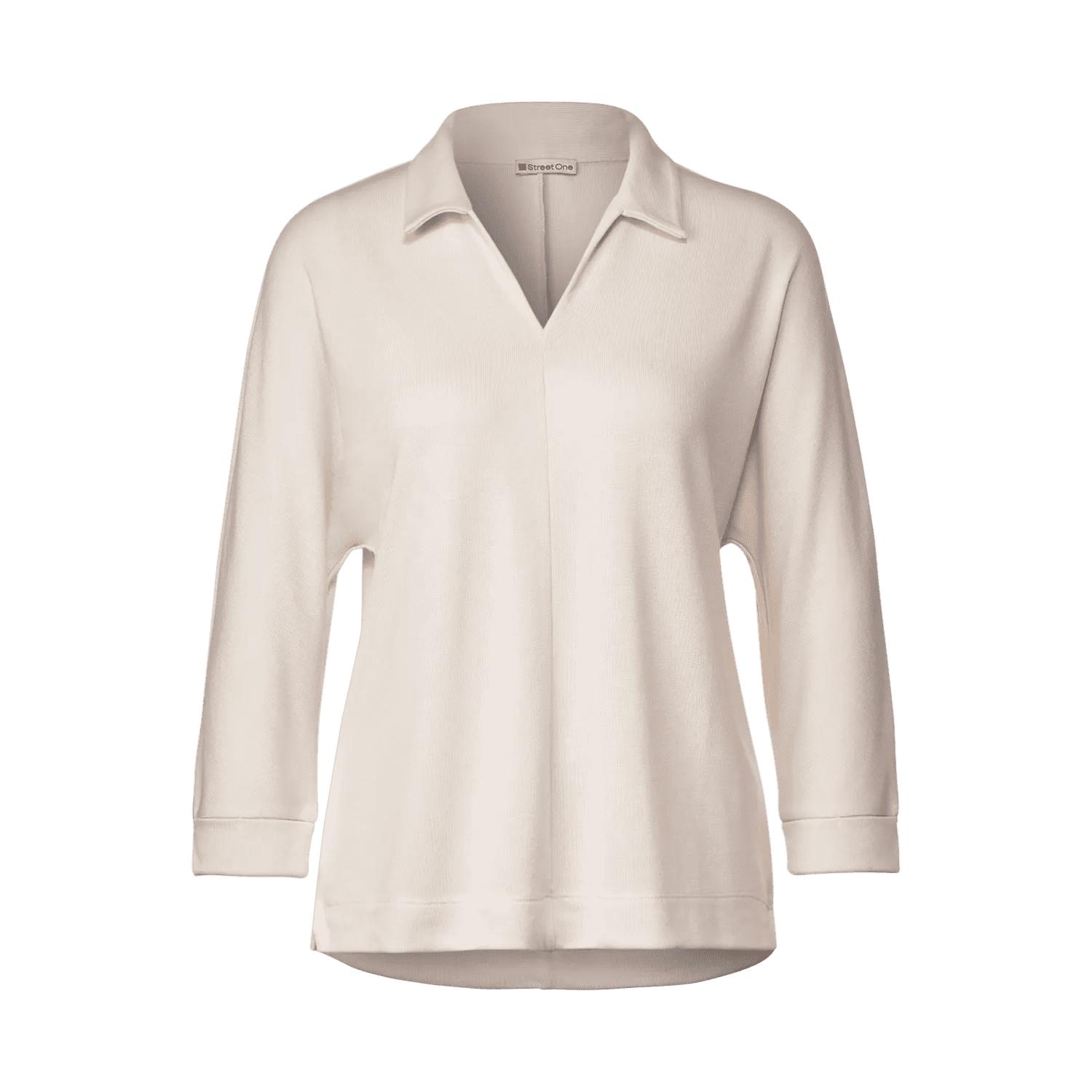 Street One Knit Shirt in Natural | Lyst